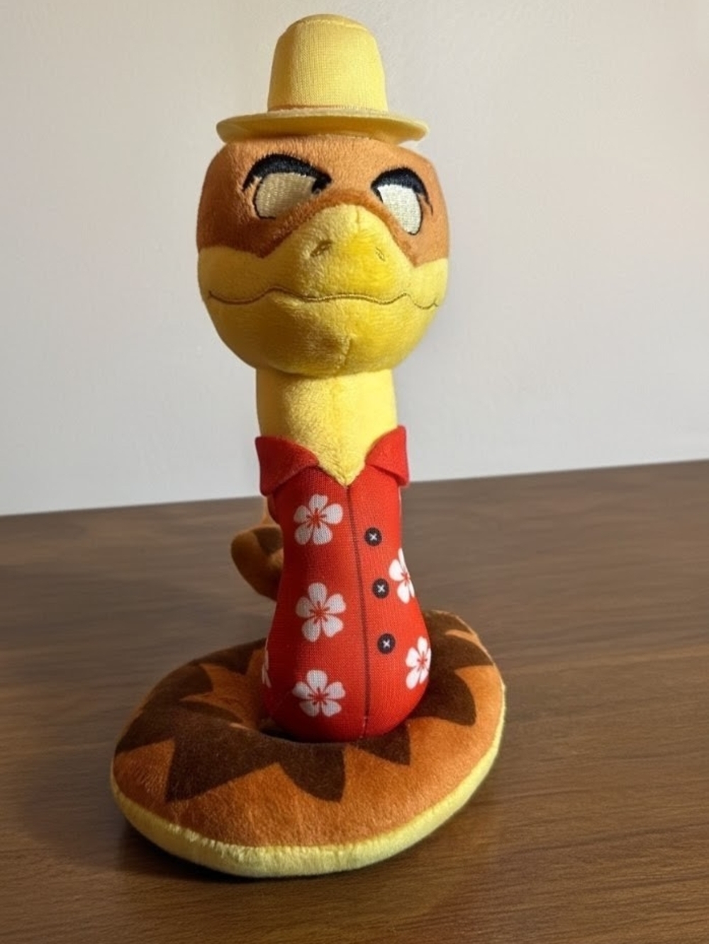DreamWorks The Bad Guys 2 Mr Snake Plush Hawaiian Shirt Fedora Stuffed